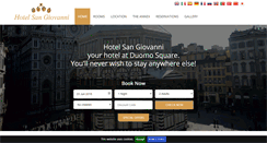 Desktop Screenshot of hotelsangiovanni.com