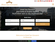 Tablet Screenshot of hotelsangiovanni.com